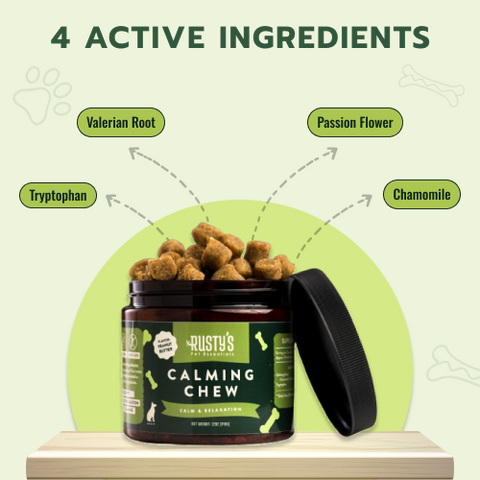 All-Natural Calming Chew For Dogs (NO CBD)